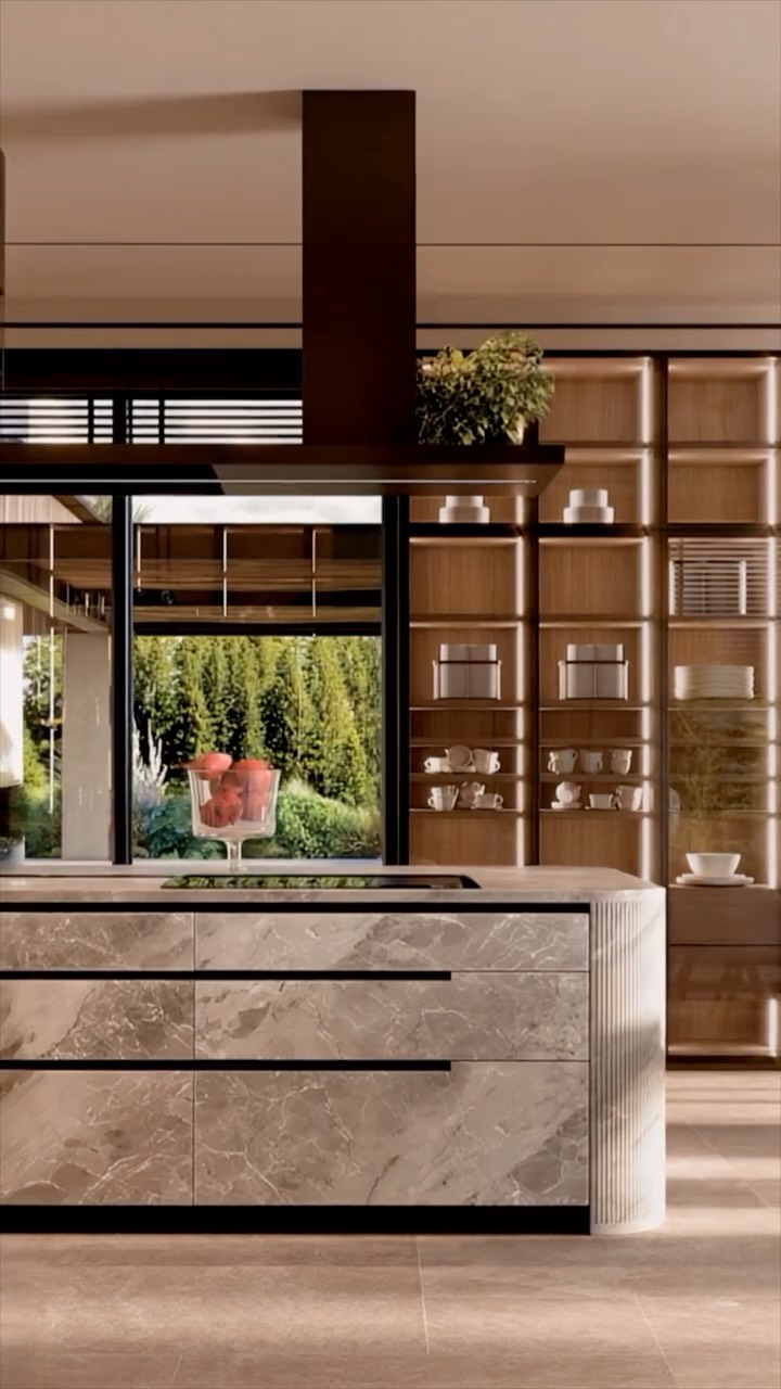 A space where materiality becomes the main language.

Warm wood, natural stone, and soft light come together to create a calm, grounded atmosphere. Every element is designed to feel intentional, yet effortless. A place where daily rituals turn into quiet moments of beauty.

Contact us:
welcome@bolshakovastudio.com
www.bolshakovastudio.com

Team: @natalybolshakova @andrii.shuliak
 @kalinina_iryna_ukraina @olha_drachuk  @olga_boyko_n

Lighting: @flos 
Kitchen: @poliform_official 
Bar stools: @giorgettiofficial 
Dining table & chairs: @minotti_spa 
Chandelier: @bomma_cz 
Wall lights: @henge__official

#BolshakovaStudio #InteriorDesign #KitchenDesign #ModernLiving #QuietLuxury