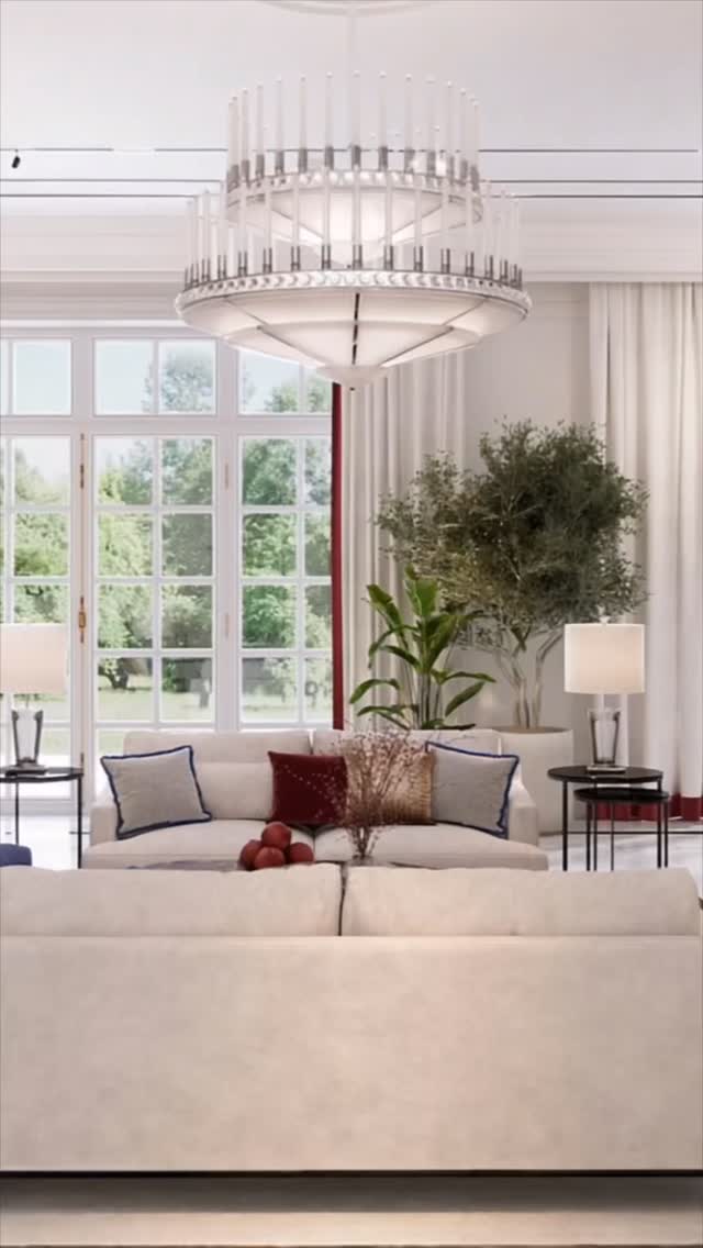 A living space where elegance feels effortless. Soft neutral tones, rich textures, natural light, and carefully balanced details create an atmosphere that feels both refined and deeply comfortable.

A space created not only to look beautiful, but to be lived in beautifully. 

Furniture:
Chandelier and lamps: @lalique 
TV stand: @minotti_spa 
Wallpaper: @degournay 
Coffee table in front of the sofas: @minotti_spa 
Side tables by the sofas: @tosconova_official 
White sofa: @poliform_official 
Console table: @tosconova_official 
Sofas: @poliform_official 
Bookshelf: @giorgettiofficial

Contact us: 
welcome@bolshakovastudio.com
www.bolshakovastudio.com