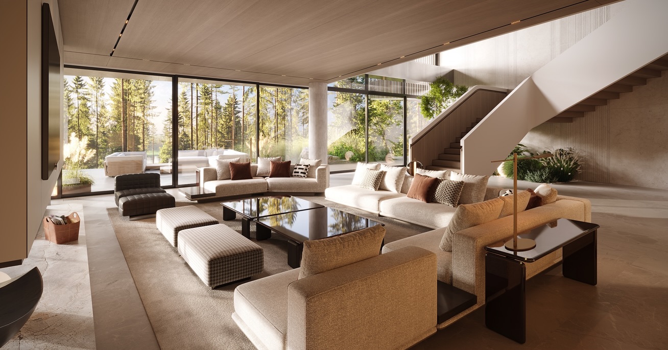 A home should never compete with nature. It should frame it.
Designed to blur the line between architecture and the landscape, this residence embraces natural light, warm textures, and timeless materials.

Every element — from the floating staircase to the restrained palette of wood, stone, and soft fabrics — was carefully considered to create a space that feels calm, effortless, and made for everyday living.

For us, luxury is not about excess. It’s about creating homes that stand the test of time.

Team:
@natalybolshakova @andrii.shuliak
@kalinina_iryna_ukraina @olha_drachuk @diloyan.e @matskevychlera

Architecture:
@vivas_architectural_bureau @vitaliy_vasyagin

Contact us:
welcome@bolshakovastudio.com
www.bolshakovastudio.com