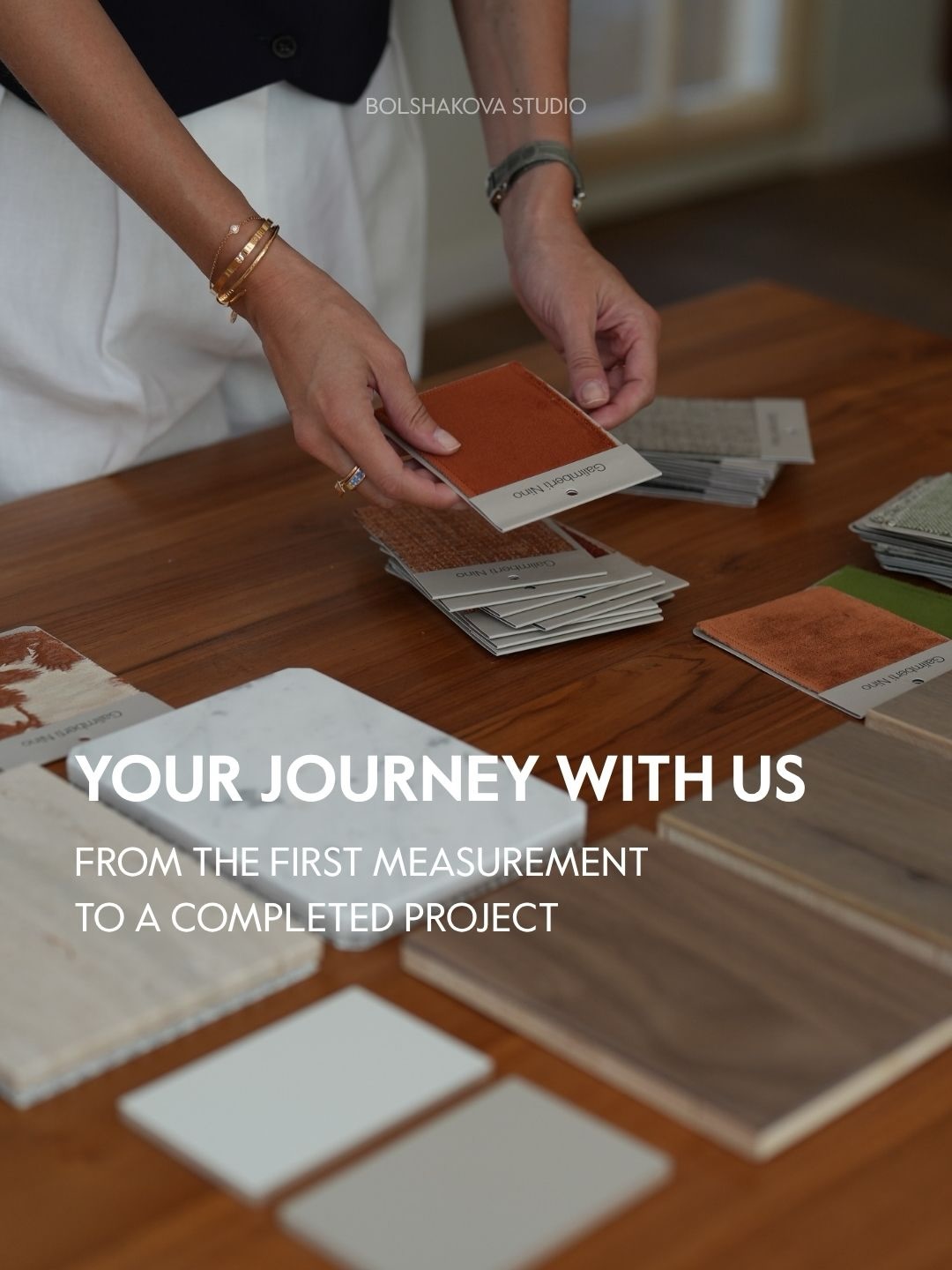 Your journey with us begins long before the finished interior.

Every successful project starts with understanding your vision, your lifestyle, and the way you want your space to feel. From the very first meeting to the final details, we guide every stage of the process with care, expertise, and attention to detail.

Ready to create a home designed around you?

Get in touch to discuss your project:
+35799020379
welcome@bolshakovastudio.com
www.bolshakovastudio.com